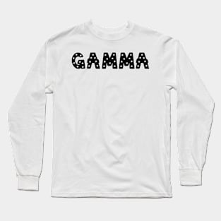 Gamma Star Letters Long Sleeve T-Shirt